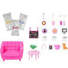 Cute & Cozy Café Doll and Playset Dolls and Barbies Cute & Cozy Café Doll and Playset Cute & Cozy Café Doll and Playset Barbie