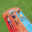H2OGO!® 3-person water slide Tsunami Splash Ramp™ 472 x 207.5 x 30.5 cm Kids Inflatables H2OGO!® 3-person water slide Tsunami Splash Ramp™ 472 x 207.5 x 30.5 cm H2OGO!® 3-person water slide Tsunami Splash Ramp™ 472 x 207.5 x 30.5 cm Bestway