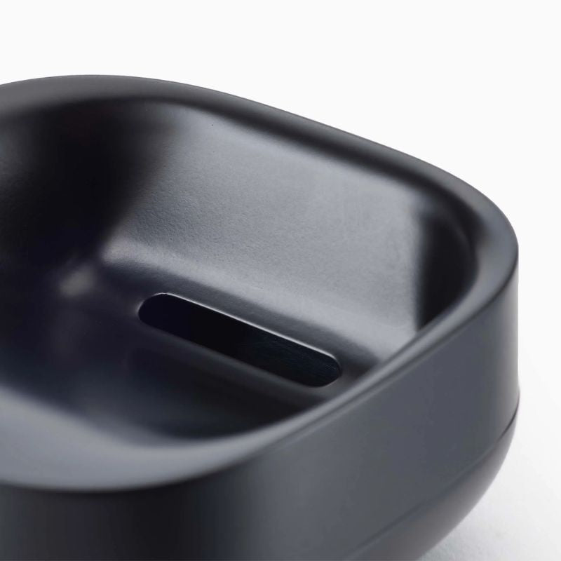 Slim™ Compact Matt Black Soap Dish Bathroom Accessories Slim™ Compact Matt Black Soap Dish Slim™ Compact Matt Black Soap Dish Joseph Joseph