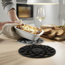 Spot-On™ Set of 2 Grey Silicone Trivets Oven Mitts & Pot Holders Spot-On™ Set of 2 Grey Silicone Trivets Spot-On™ Set of 2 Grey Silicone Trivets Joseph Joseph