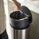 Arc™ 30L Easy-push Stainless-steel Pedal Bin Bathroom Accessories Arc™ 30L Easy-push Stainless-steel Pedal Bin Arc™ 30L Easy-push Stainless-steel Pedal Bin Joseph Joseph