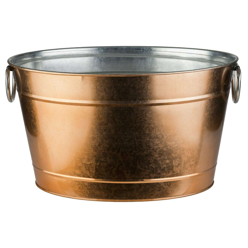 Beverage Tub "TIN" Galvanised Metal With Plastic Insert 11 L The Chefs Warehouse By MG Beverage Tub "TIN" Galvanised Metal With Plastic Insert 11 L Beverage Tub "TIN" Galvanised Metal With Plastic Insert 11 L The Chefs Warehouse By MG