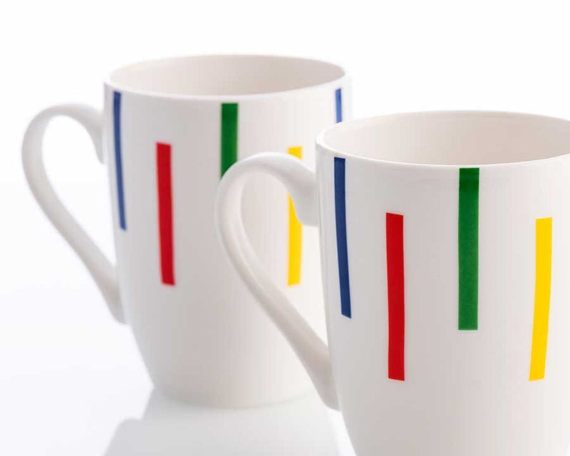 Rainbow Collection, Set of 2 Mugs Mugs Rainbow Collection, Set of 2 Mugs Rainbow Collection, Set of 2 Mugs United Colors of Benetton