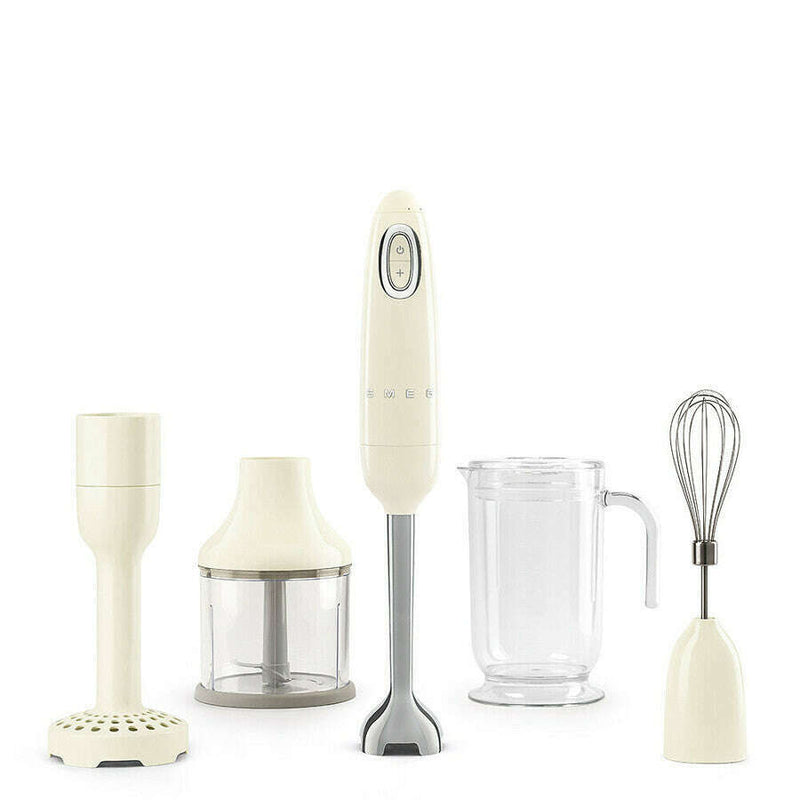 50's Style Aesthetic - Hand Blender with Accessories Cream Tritan® Food Mixers & Blenders 50's Style Aesthetic - Hand Blender with Accessories Cream Tritan® 50's Style Aesthetic - Hand Blender with Accessories Cream Tritan® Smeg