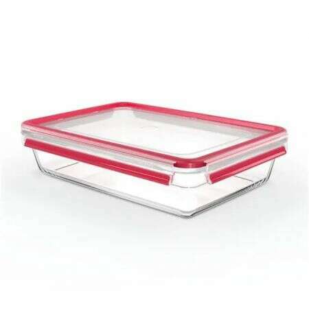 MasterSeal Glass Rectangular Food Storage Containers MasterSeal Glass Rectangular MasterSeal Glass Rectangular Tefal