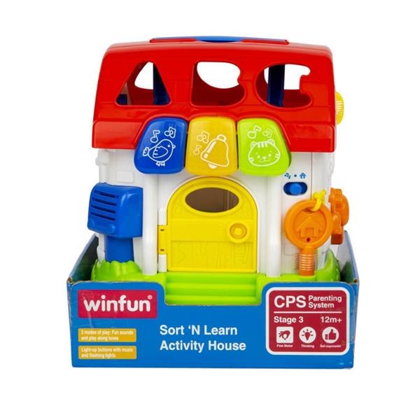 Sort  N Learn Activity House toddler's toys Sort  N Learn Activity House Sort  N Learn Activity House winfun