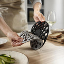 Spot-On™ Set of 2 Grey Silicone Trivets Oven Mitts & Pot Holders Spot-On™ Set of 2 Grey Silicone Trivets Spot-On™ Set of 2 Grey Silicone Trivets Joseph Joseph