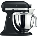 The German Outlet, KitchenAid, 4.8 L Artisan Stand Mixer, Cast Iron Black