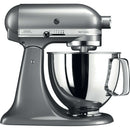 The German Outlet, KitchenAid, 4.8 L Artisan Stand Mixer, Contour Silver