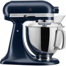 The German Outlet, KitchenAid, 4.8L Artisan Stand Mixer, Ink Blue + Pouring Shield $ Extra Bowl