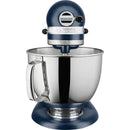 The German Outlet, KitchenAid, 4.8L Artisan Stand Mixer, Ink Blue + Pouring Shield $ Extra Bowl