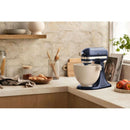 The German Outlet, KitchenAid, 4.8L Artisan Stand Mixer, Ink Blue + Pouring Shield $ Extra Bowl