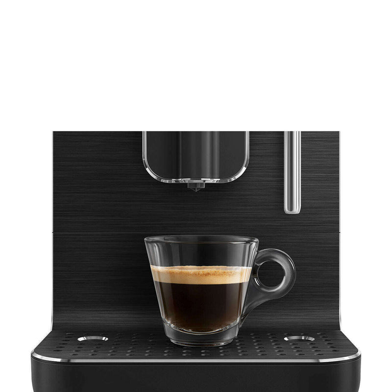 50's Style Aesthetic - Automatic Espresso Coffee Machine Full Black Matt Coffee Makers & Espresso Machines 50's Style Aesthetic - Automatic Espresso Coffee Machine Full Black Matt 50's Style Aesthetic - Automatic Espresso Coffee Machine Full Black Matt Smeg