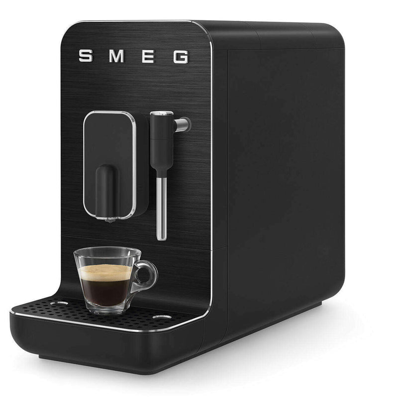 50's Style Aesthetic - Automatic Espresso Coffee Machine Full Black Matt Coffee Makers & Espresso Machines 50's Style Aesthetic - Automatic Espresso Coffee Machine Full Black Matt 50's Style Aesthetic - Automatic Espresso Coffee Machine Full Black Matt Smeg