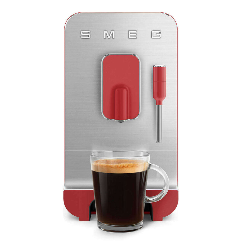 50's Style Aesthetic - Automatic Espresso Coffee Machine Red Matt Coffee Makers & Espresso Machines 50's Style Aesthetic - Automatic Espresso Coffee Machine Red Matt 50's Style Aesthetic - Automatic Espresso Coffee Machine Red Matt Smeg