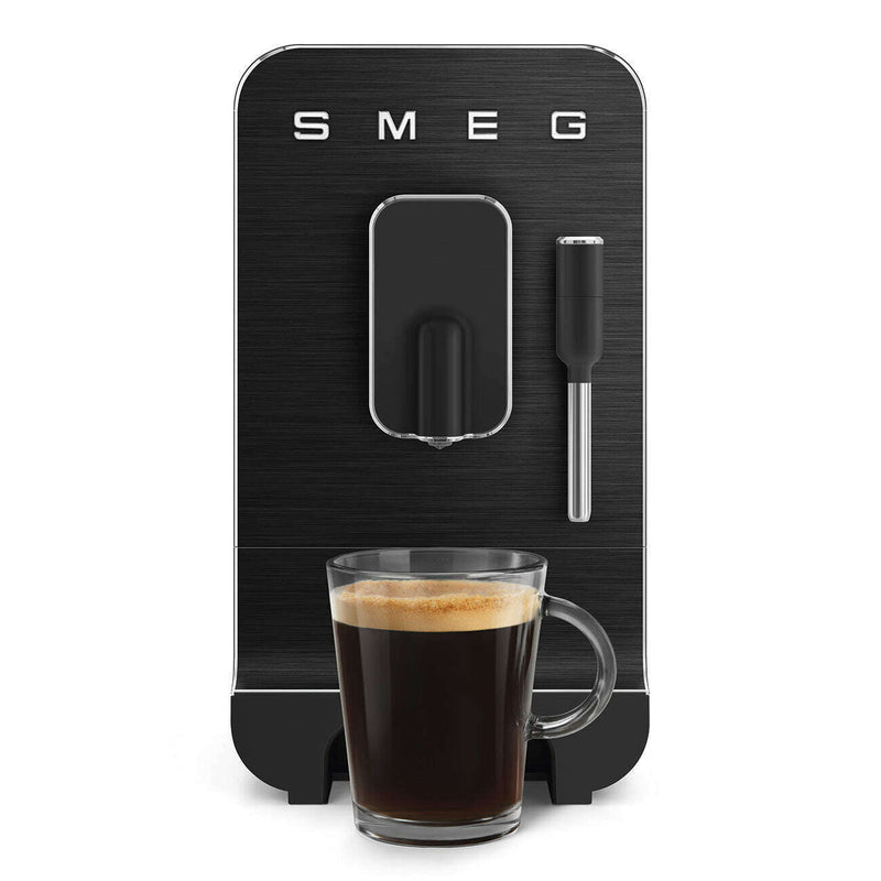 50's Style Aesthetic - Automatic Espresso Coffee Machine Full Black Matt Coffee Makers & Espresso Machines 50's Style Aesthetic - Automatic Espresso Coffee Machine Full Black Matt 50's Style Aesthetic - Automatic Espresso Coffee Machine Full Black Matt Smeg