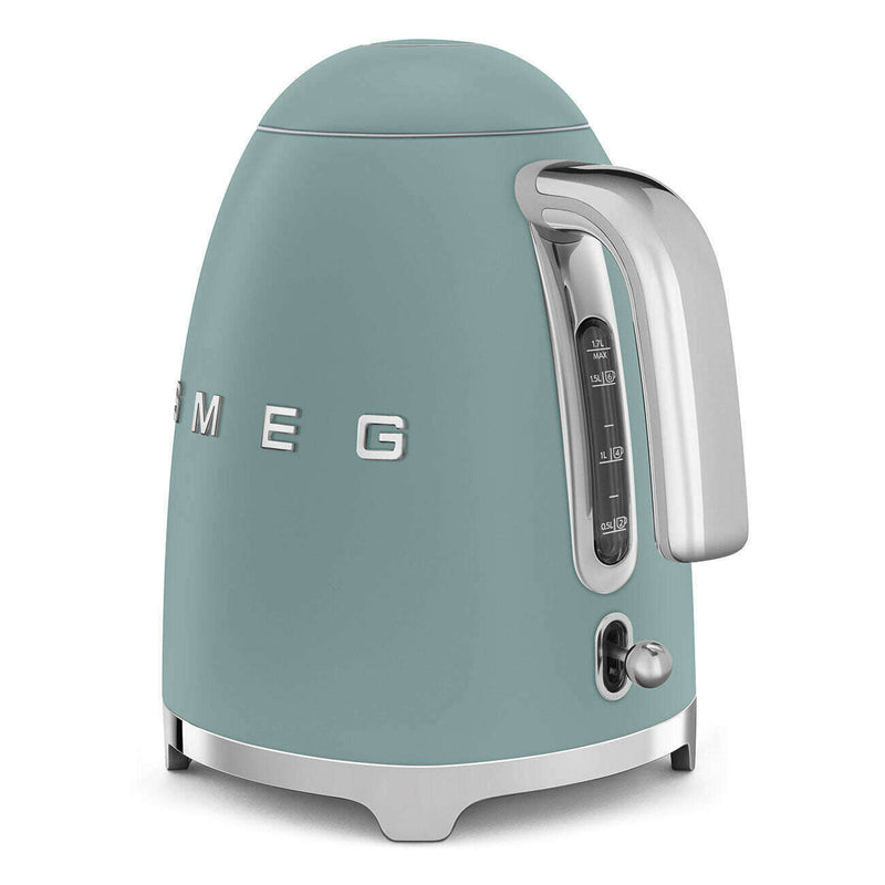 50's Style Aesthetic - 1.7L Kettle Emerald Green Matt Electric Kettles 50's Style Aesthetic - 1.7L Kettle Emerald Green Matt 50's Style Aesthetic - 1.7L Kettle Emerald Green Matt Smeg