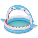 Sharktastic Sprinkler Play Pool 163x127x92cm Kids Inflatables Sharktastic Sprinkler Play Pool 163x127x92cm Sharktastic Sprinkler Play Pool 163x127x92cm Bestway