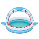 Sharktastic Sprinkler Play Pool 163x127x92cm Kids Inflatables Sharktastic Sprinkler Play Pool 163x127x92cm Sharktastic Sprinkler Play Pool 163x127x92cm Bestway