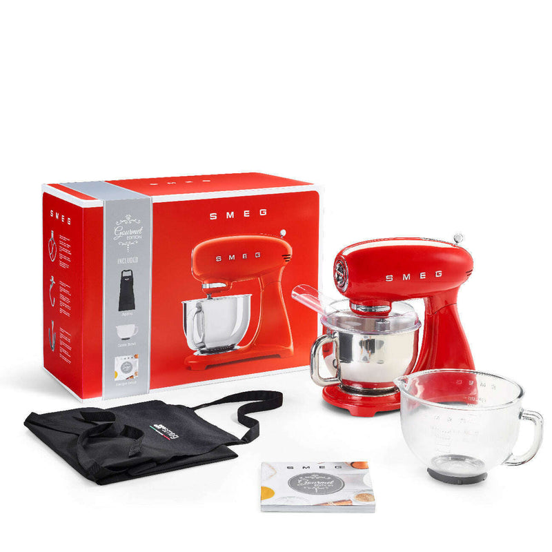 50's Style Aesthetic - Stand Mixer Full Red - Glass Bowl Pack Stand Mixer 50's Style Aesthetic - Stand Mixer Full Red - Glass Bowl Pack 50's Style Aesthetic - Stand Mixer Full Red - Glass Bowl Pack Smeg