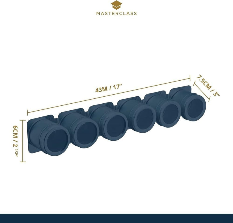 MasterClass 6 Jar Magnetic Spice Rack spice rack MasterClass 6 Jar Magnetic Spice Rack MasterClass 6 Jar Magnetic Spice Rack KitchenCraft