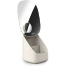 Viva Pedestal Mirror With Cosmetic Organizer Storage & Organization Viva Pedestal Mirror With Cosmetic Organizer Viva Pedestal Mirror With Cosmetic Organizer Joseph Joseph