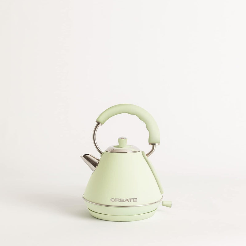 Retro Stylance 1.7L Electric Kettle, Green Outlet Retro Stylance 1.7L Electric Kettle, Green Retro Stylance 1.7L Electric Kettle, Green CREATE