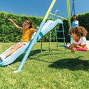 Colorful Swing Set With 5 Pieces of quipment & Slide Outdoor Playground Colorful Swing Set With 5 Pieces of quipment & Slide Colorful Swing Set With 5 Pieces of quipment & Slide Intex