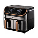 Dual Air Fryer 9L,2100W, Stainless Steel/ Pink Gold Air Fryers Dual Air Fryer 9L,2100W, Stainless Steel/ Pink Gold Dual Air Fryer 9L,2100W, Stainless Steel/ Pink Gold Ariete