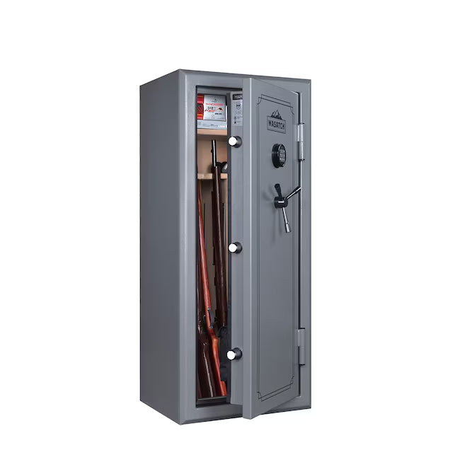 Wasatch 24 -Gun Fireproof Waterproof Electronic/Keypad Lock Gun safe safe box Wasatch 24 -Gun Fireproof Waterproof Electronic/Keypad Lock Gun safe Wasatch 24 -Gun Fireproof Waterproof Electronic/Keypad Lock Gun safe Wasatch