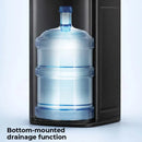 Bottom Loading Water Dspenser, Black & Silver