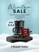 1.25L American Drip Coffee Machine + Free Barista