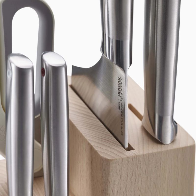 Elevate™ Fusion 5-piece Knife & Scissor Set with Beechwood Block Kitchen Knives Elevate™ Fusion 5-piece Knife & Scissor Set with Beechwood Block Elevate™ Fusion 5-piece Knife & Scissor Set with Beechwood Block Joseph Joseph