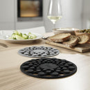 Spot-On™ Set of 2 Grey Silicone Trivets Oven Mitts & Pot Holders Spot-On™ Set of 2 Grey Silicone Trivets Spot-On™ Set of 2 Grey Silicone Trivets Joseph Joseph