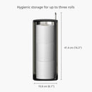 Easystore™ Luxe Stainless-Steel Concealed Toilet Roll Holder Bathroom Accessories Easystore™ Luxe Stainless-Steel Concealed Toilet Roll Holder Easystore™ Luxe Stainless-Steel Concealed Toilet Roll Holder Joseph Joseph