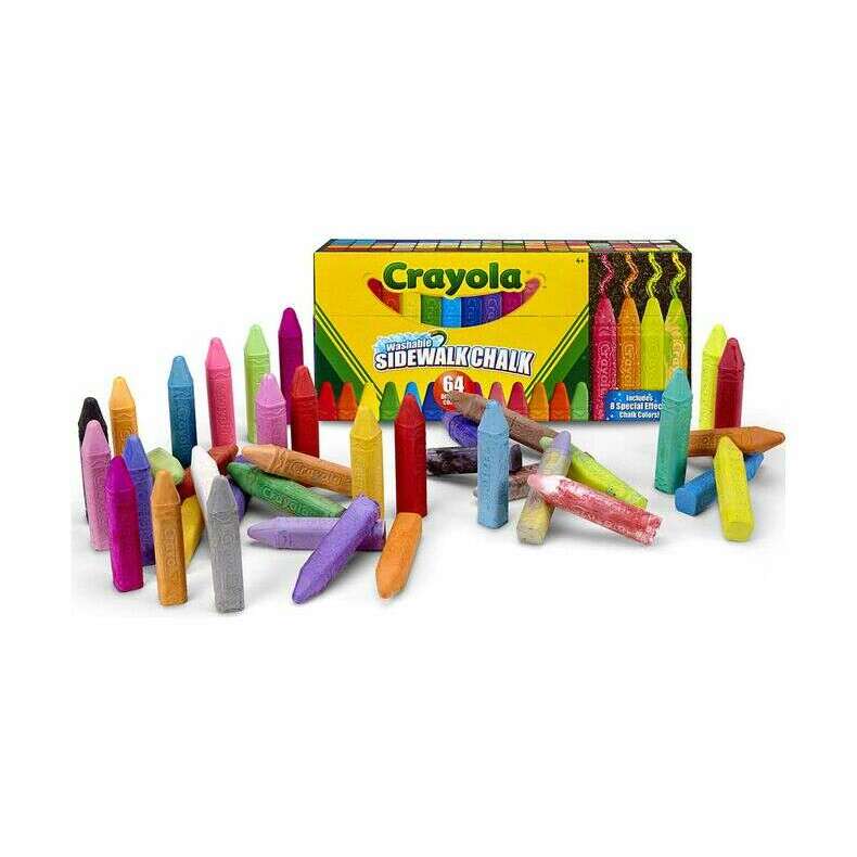 x64 Ultimate Sidewalk Chalk Collection Art & Crafts x64 Ultimate Sidewalk Chalk Collection x64 Ultimate Sidewalk Chalk Collection Crayola