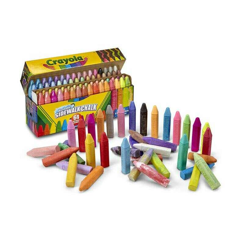 x64 Ultimate Sidewalk Chalk Collection Art & Crafts x64 Ultimate Sidewalk Chalk Collection x64 Ultimate Sidewalk Chalk Collection Crayola