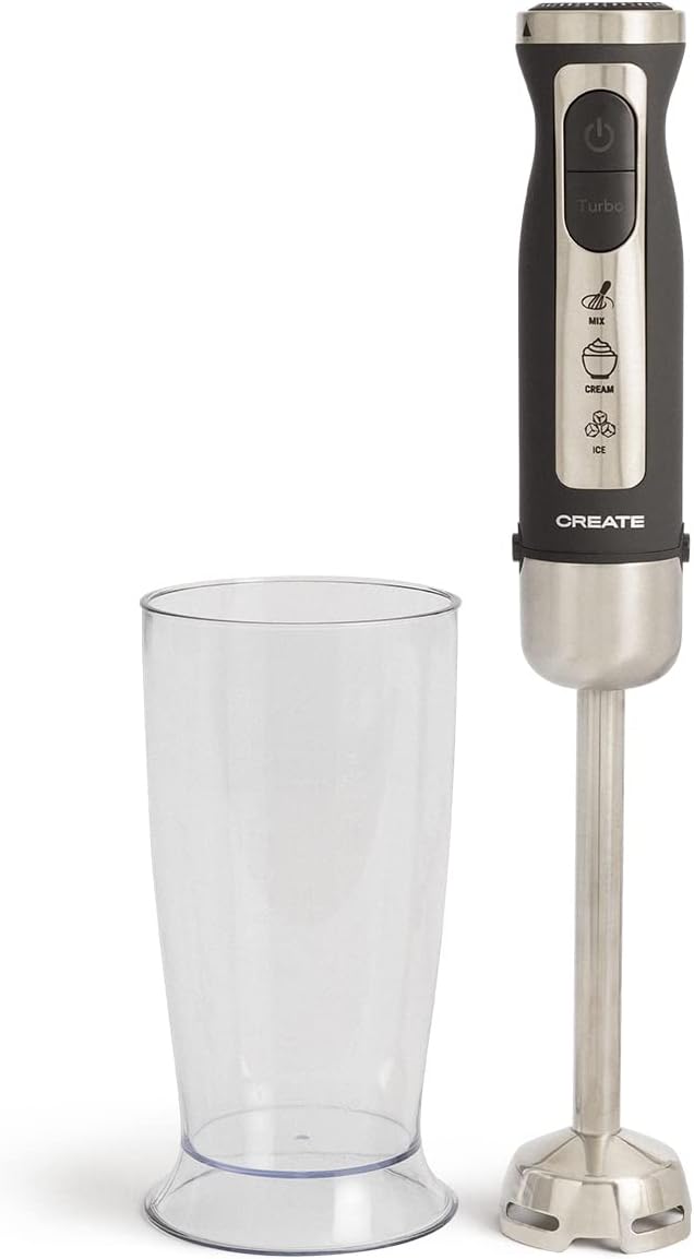 Hand blender With 6 Attachments / 7 speeds + Turbo Outlet Hand blender With 6 Attachments / 7 speeds + Turbo Hand blender With 6 Attachments / 7 speeds + Turbo CREATE