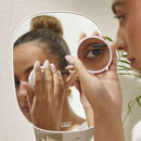 Viva Pedestal Mirror With Cosmetic Organizer Storage & Organization Viva Pedestal Mirror With Cosmetic Organizer Viva Pedestal Mirror With Cosmetic Organizer Joseph Joseph