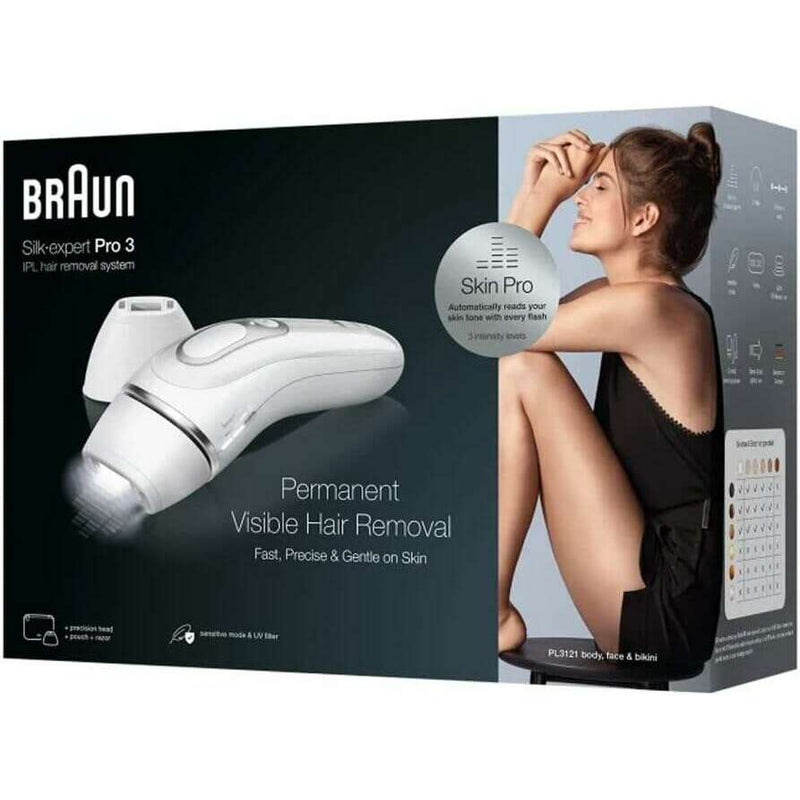 Silk Expert Pro 3 IPL With Wide Head, Precision Head, Venus Razor & Zip Pouch Laser & IPL Hair Removal Devices Silk Expert Pro 3 IPL With Wide Head, Precision Head, Venus Razor & Zip Pouch Silk Expert Pro 3 IPL With Wide Head, Precision Head, Venus Razor & Zip Pouch Braun