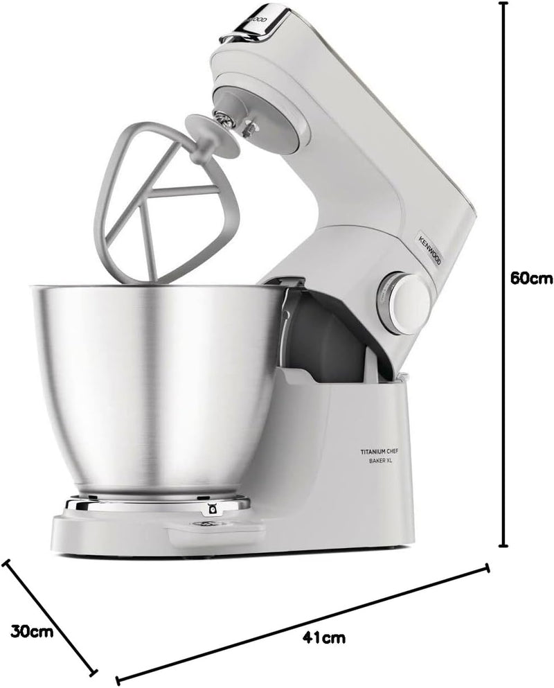 Titanium Chef Baker XL White Cake Mixer Titanium Chef Baker XL White Titanium Chef Baker XL White Moulinex