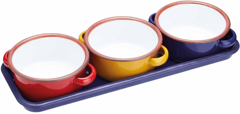 Enamel Dip Set Serving Trays Enamel Dip Set Enamel Dip Set The German Outlet