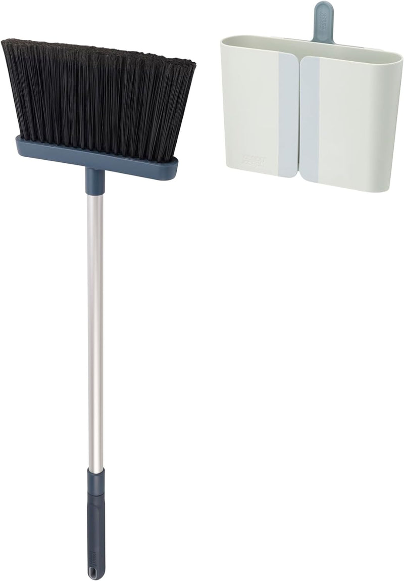 CleanStore Blue Wall-mounted Broom broom CleanStore Blue Wall-mounted Broom CleanStore Blue Wall-mounted Broom Joseph Joseph