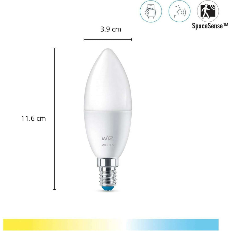 Wifi + Bluetooth Smart Led Candle Bulb (Compatible With Amazon Alexa And Google Assistant) light Wifi + Bluetooth Smart Led Candle Bulb (Compatible With Amazon Alexa And Google Assistant) Wifi + Bluetooth Smart Led Candle Bulb (Compatible With Amazon Alexa And Google Assistant) Philips Wiz