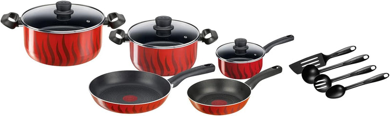 New Tempo Flame Set 12 Pieces Cocktail Set New Tempo Flame Set 12 Pieces New Tempo Flame Set 12 Pieces Tefal