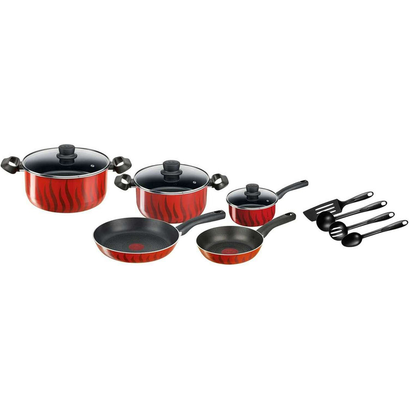 New Tempo Flame Set 12 Pieces Cooking set New Tempo Flame Set 12 Pieces New Tempo Flame Set 12 Pieces Tefal