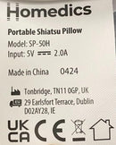 Portable Shiatsu Pillow + Soothing Heat Massage & Relaxation Portable Shiatsu Pillow + Soothing Heat Portable Shiatsu Pillow + Soothing Heat HoMedics