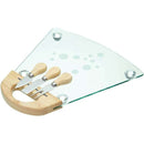 MasterClass Glass Cheese Serving Set Serving Platters MasterClass Glass Cheese Serving Set MasterClass Glass Cheese Serving Set KitchenCraft