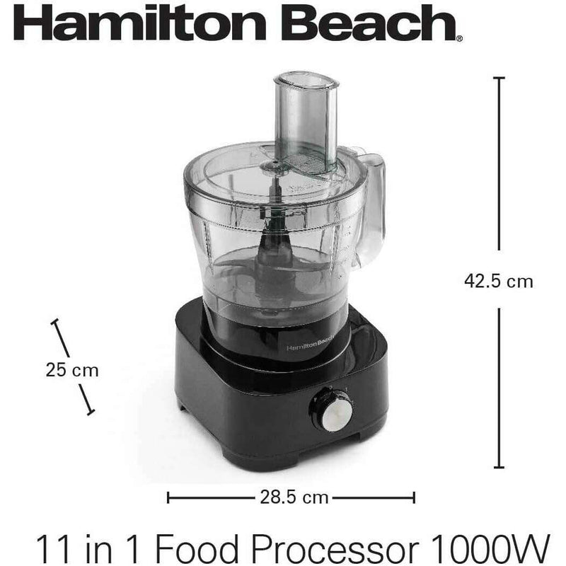 Food Processor 1000W, 3.5L Bowl & 11 Attachments food processor Food Processor 1000W, 3.5L Bowl & 11 Attachments Food Processor 1000W, 3.5L Bowl & 11 Attachments Hamilton Beach