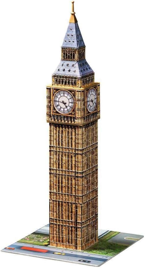 216 Pieces 3D Puzzle, Big Ben Glows in the Dark puzzle Kids 216 Pieces 3D Puzzle, Big Ben Glows in the Dark 216 Pieces 3D Puzzle, Big Ben Glows in the Dark Ravensburger